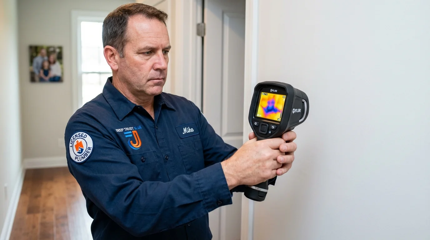 Thermal imaging leak detection by Johns Plumbing LLC in Park City